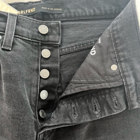 GRLFRND Black Highrise Skinny Denim Sz 24 - Picture 6 of 8